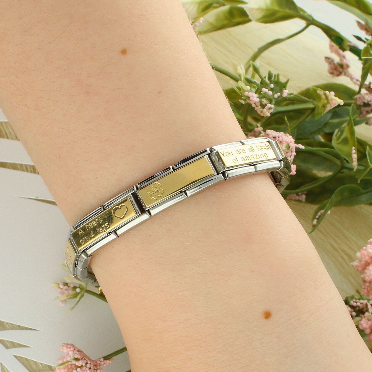 Nomination - Double Link 18K zawieszka złoto 'Nigdy nie jest za późno' 030710 16 biżuteria nomination nomination zawieszki nomination baza.jpg